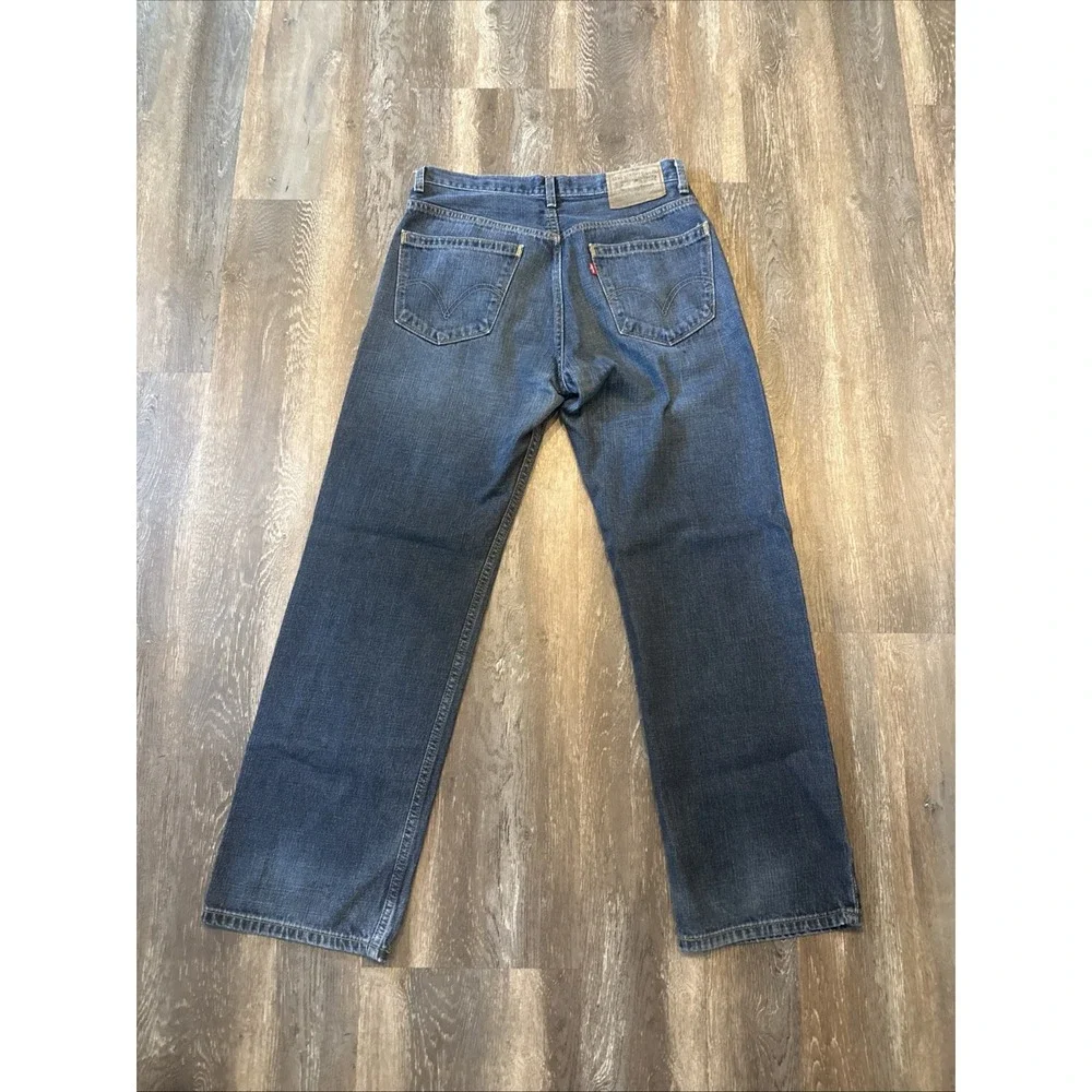 Levis 559 Relaxed Fit Men's 32x32 Selvedge Blue Jeans Fits 32x30